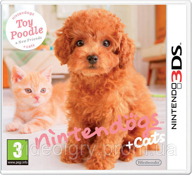 Игра 3DS Nintendogs + Cats: Toy Poodle & New Friends (USA) б/у