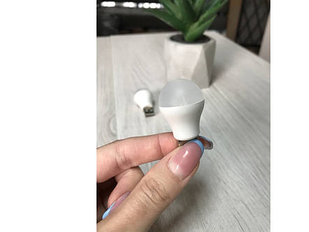 USB LED лампочка Міні підсвітка-нічник для читання в темряві для ноутбука, комп’ютера, фото 1