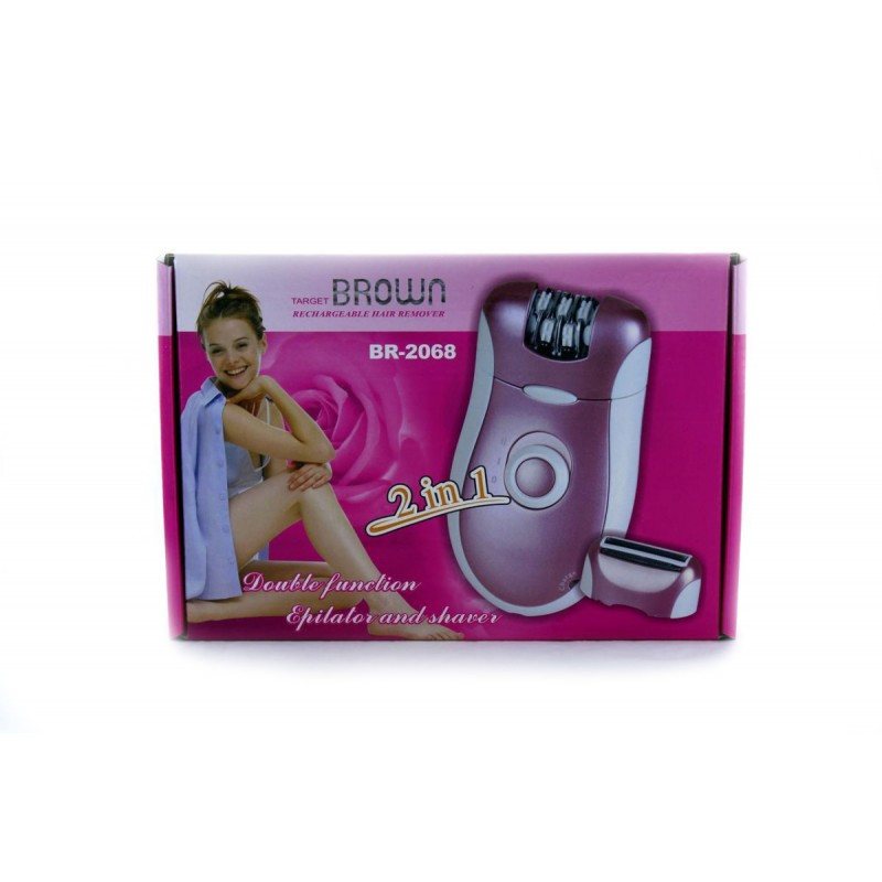Епілятор жіночий Brown BF-1068 дві насадки