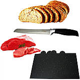 Набір кухонних ножів із набором обробних дощок та підставкою  Zepline ZP-043 Набір ножів 10 предметів, фото 3