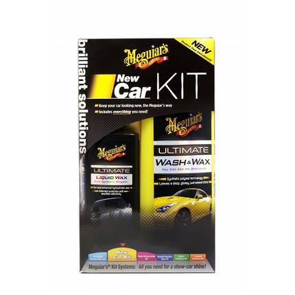 Подарунковий набір для догляду за новим автомобілем - Meguiar's New Car Kit (G3200), фото 2