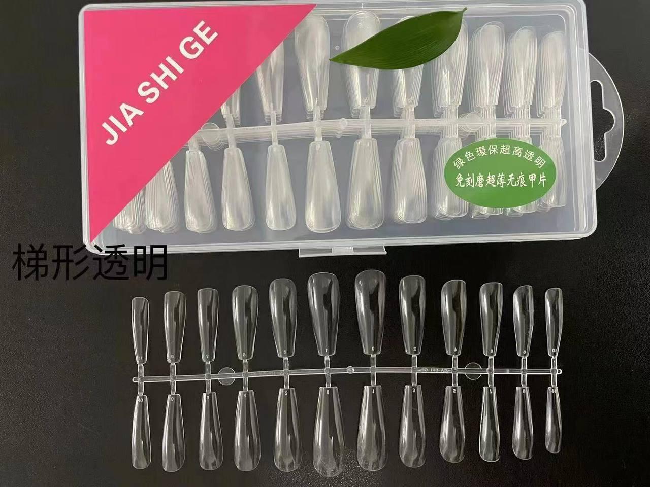 Типси гелеві для нарощування нігтів 240 штук (балерина), фото 1