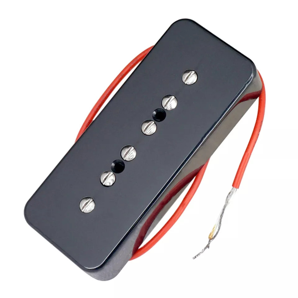 Бриджевий Bridge чорний сингл P90 датчик Alnico для електрогітари Fender Gibson Cort Ibanes
