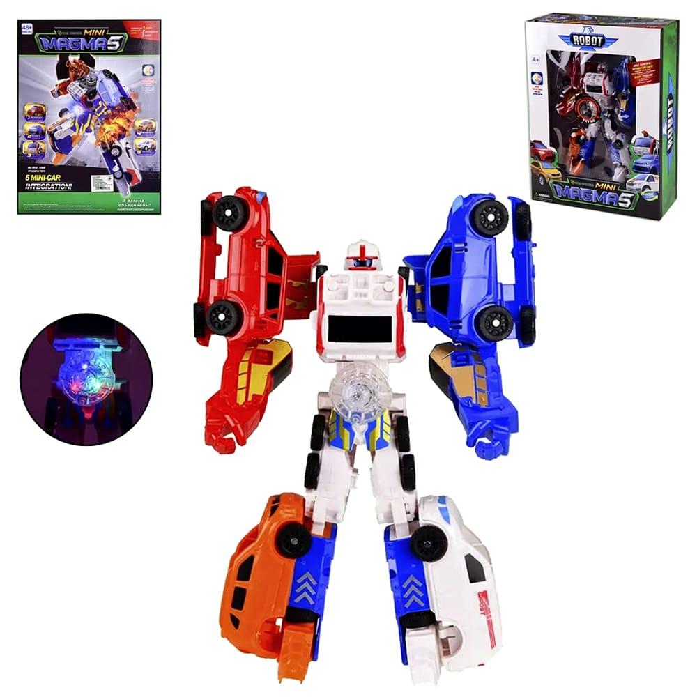 Купить Трансформер Тобот Tobot Magma 5 - Тобот Магма 5 в 1, свет, 339 ...