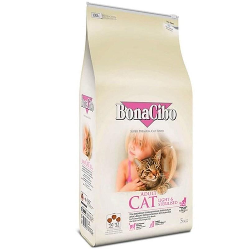 BonaCibo Adult Cat Light Sterilized (Бонасибо Стерилізед Курка Рис Анчоуси) корм для котів стерилізованих