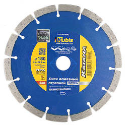 Круг алмазний сегментний 180×2.4×22.2 мм Kubis 07-04-1180