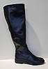 STTOPA демі зима. Висота 52 см. Розміри 36-45. Чоботи ботфорти великих розмірів шкіряні. 240-3645 Чорні, фото 7