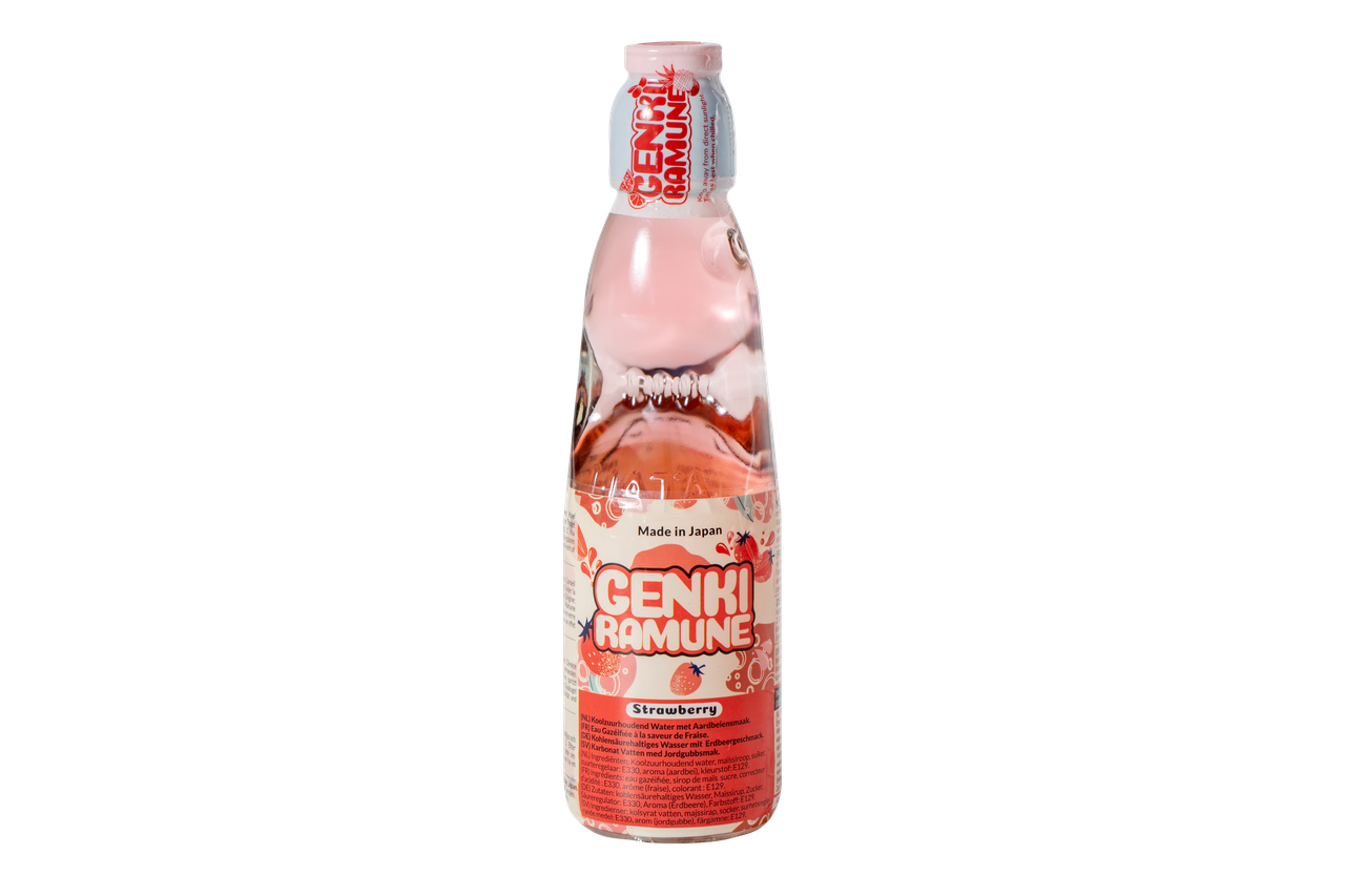 Напій полуничний GENKI RAMUNE 200 мл