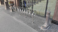 Велопарковка спиральна з нержавіючої сталі