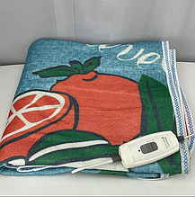 Електропростирадло Байкове 120x145 см полуторне KUGULU Турецьке, електропростирадло з підігрівом