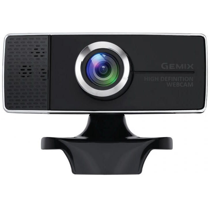 Web Камера для комп'ютера / ноутбука USB GEMIX T20 |HD, USB, 1.5m| Чорний, фото 1
