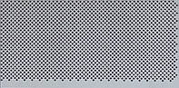 Панель (решетка) декоративная перфорированная, цвет серый, 680 мм х 1390 мм Роял