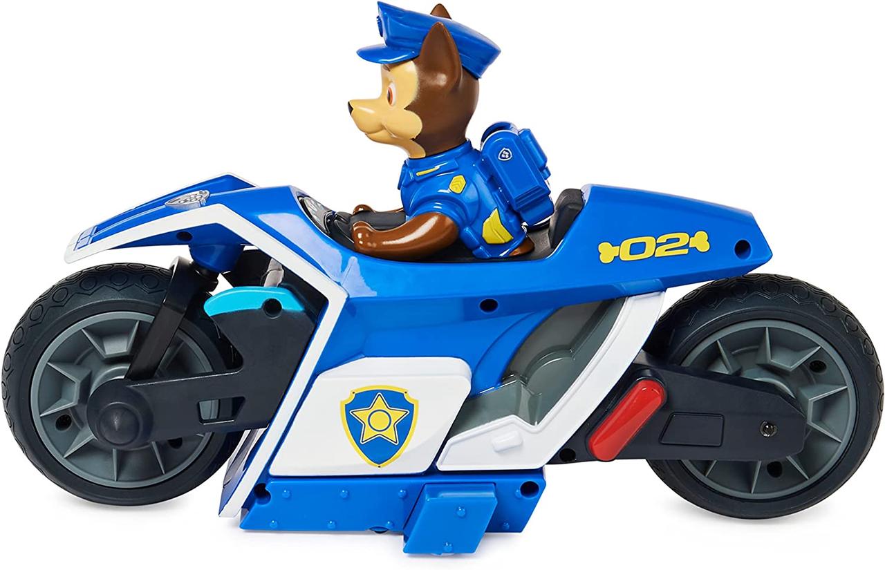 Мотоцикл Чейза на радиоуправлении Щенячий патруль Paw Patrol Chase RC Movie Motorcycle Remote Control Car - фото 4 - id-p1674656008