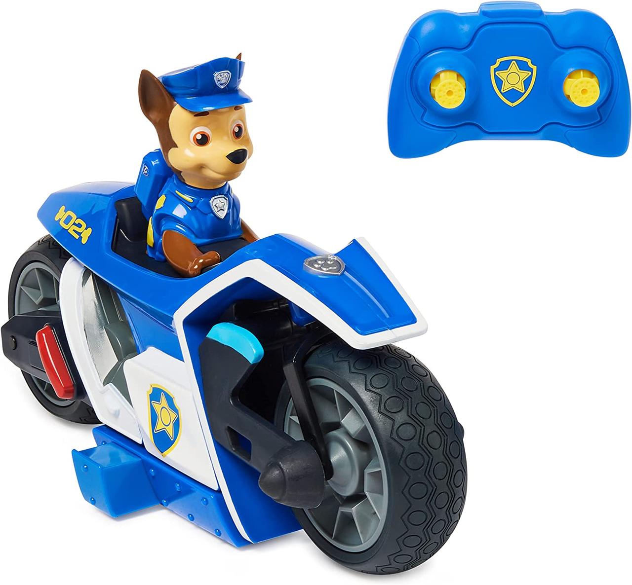 Мотоцикл Чейза на радиоуправлении Щенячий патруль Paw Patrol Chase RC Movie Motorcycle Remote Control Car - фото 1 - id-p1674656008