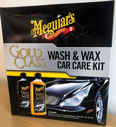 Набір для мийки та захисту авто - Meguiar's Gold Class Wash & Wax Car Care Kit (G9966EU), фото 4