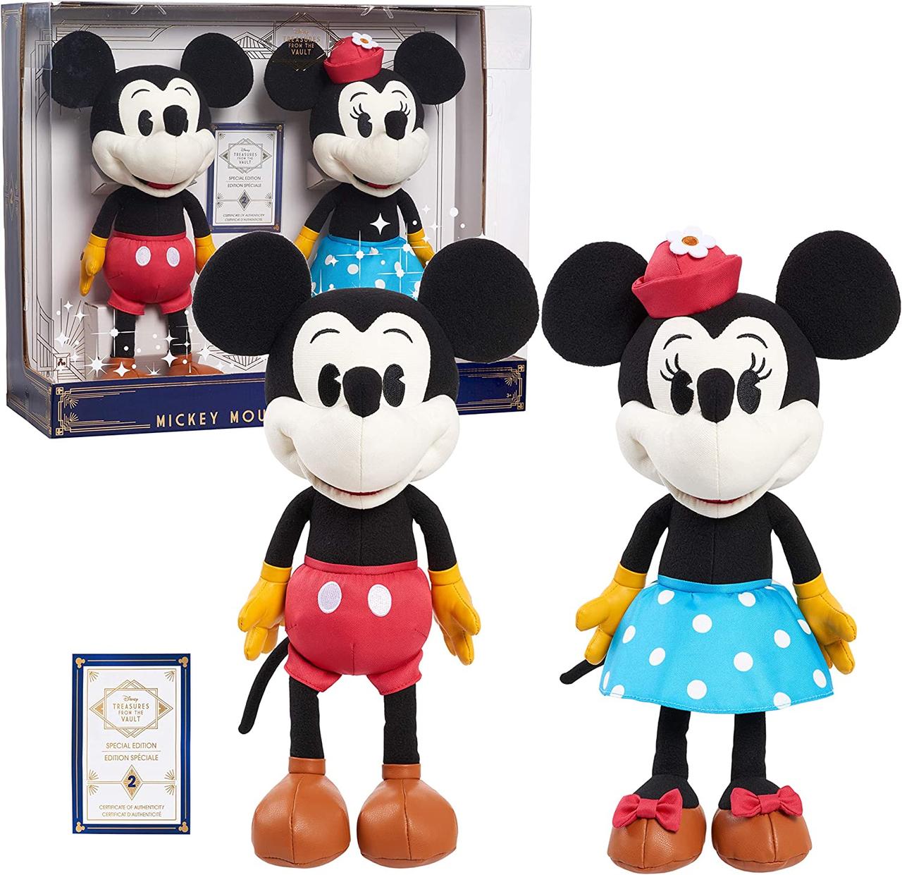 Коллекционный эксклюзивный набор мягкие Минни Маус и Микки Маус Mickey Mouse and Minnie Mouse Plush - фото 3 - id-p1674134037