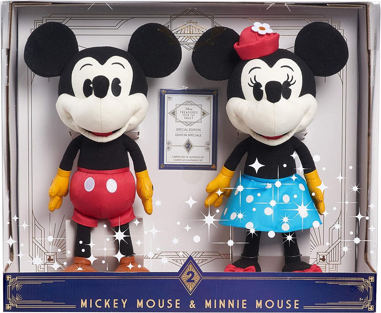 Коллекционный эксклюзивный набор мягкие Минни Маус и Микки Маус Mickey Mouse and Minnie Mouse Plush - фото 4 - id-p1674134037