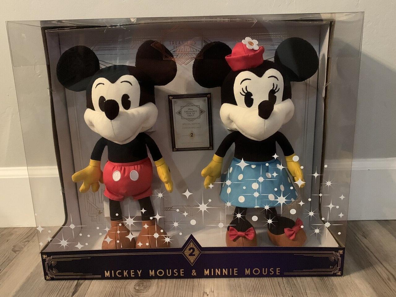 Коллекционный эксклюзивный набор мягкие Минни Маус и Микки Маус Mickey Mouse and Minnie Mouse Plush - фото 1 - id-p1674134037
