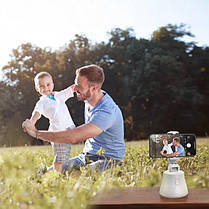 Смарт штатив Baseus 360°AI Following Shot Tripod Head SUYT-B02 White, фото 6