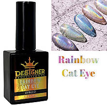 Гель-лак для дизайну нігтів "Котяче око" Дизайнер Rainbow Cat Eye, 9мл.