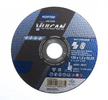 Диск відрізний Norton Vulcan Ø125 х 1.2 х 22.23 мм