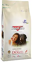 BonaCibo Adult Dog High Energy (Бонасібо Едалт Дог Хай Енерджі курка рис і анчоуси) сухий корм для собак 15 кг.