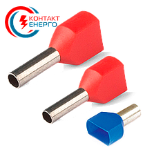 Наконечник трубчастий подвійний НШВИ-2 1,5-12 (100шт.)