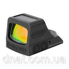 Коліматорний приціл Holosun Open Elite HE508T-RD X2 2 MOA із сонячною батареєю на Weaver