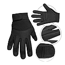Рукавички тактичні полегшені чорні 12521002 - 2XL, фото 2