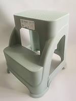 Табурет підставка висока пластикова висота 44 см Олива Hobby Life OST-1358-3