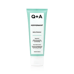 Q+A - Очищувальний гель для обличчя з м'ятою Q+A Peppermint Daily Cleanser 125ml