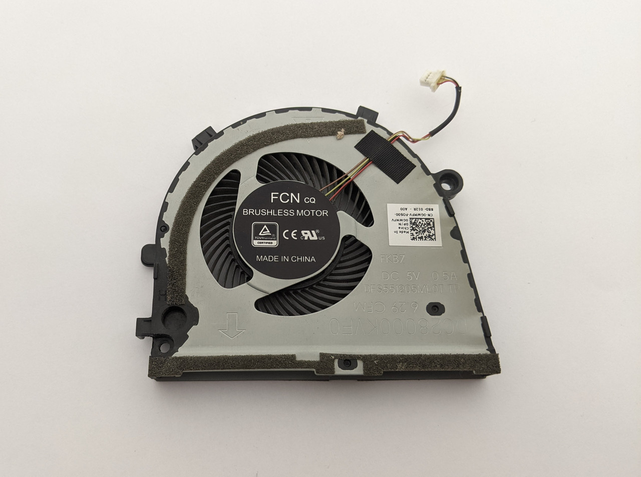 Вентилятор dell g3-3579, g5-5587 cn-0gwmfv сервісний оригінал з розборки