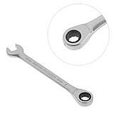 Ключ комбінований з тріскачкою 12мм Cr-V; PROF DIN3113 INTERTOOL XT-1352, фото 2