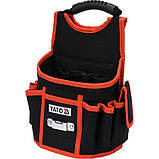 Сумка для інструментів та цвяхів з 4 відкритими та 4 прошитими кишенями Yato YT-74172 (Польща), фото 2