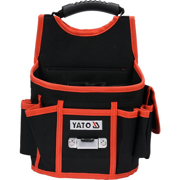 Сумка для інструментів та цвяхів з 4 відкритими та 4 прошитими кишенями Yato YT-74172 (Польща), фото 1