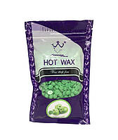 Воск горячий для депиляции в гранулах Konsung Hot Wax Яблоко 100г.