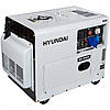 Дизельний генератор Hyundai DHY 8500SE (7 кВт), фото 2