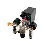 Пресостат 380В в зборі 10 bar (пресостат, редуктор, 2 манометра, запобіжний клапан, два виходи) ТАТА, фото 7