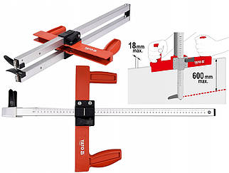 Різак-рейсмус двосторонній до г/к плит YATO завтовшки ≤ 18 мм, макс. ширина — 600 мм, ножі — 10 мм