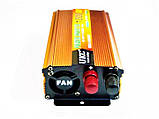 Інвертор для автомобіля (перетворювач) UKC 12V/220V 1000W, фото 5