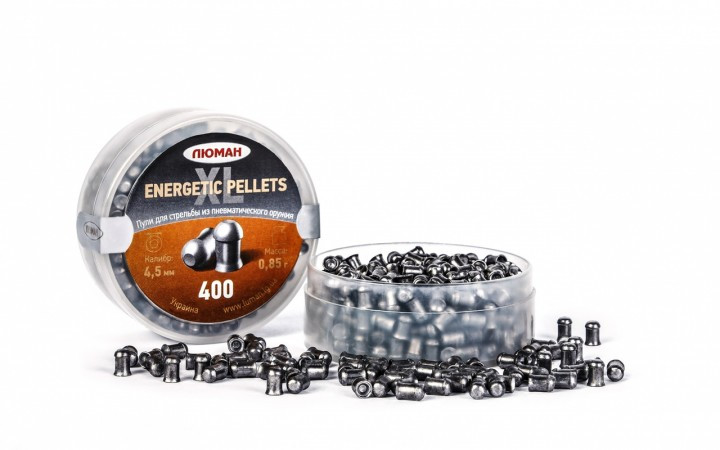 Свинцеві кулі Люман Energetic Pellets XL 0.85г 400 шт