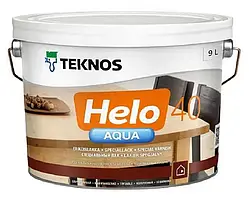 Поліуретановий водорозбавний лак Teknos Helo Aqua 40 9 л