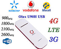 Універсальний 4G модем/роутер USB WI-FI 3G/4G LTE Olax U90H- Києвстар, Vodafone, Lecell з з антеним роз'ємом