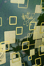 Прозоре М'яке скло з лазерним абстрактним малюнком, ширина 80 см, фото 2