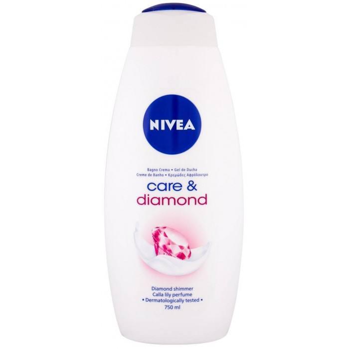 Nivea Care&Diamond кремовий гель для душу , 750мл, фото 1