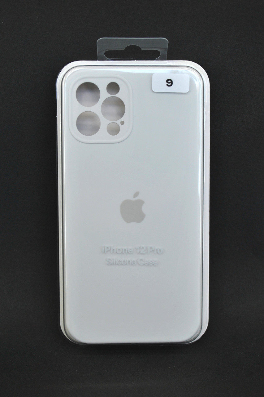 Чохол для телефону iPhone 12 Silicone Case original FULL Camera No9 white (4you)