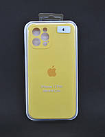 Чехол для телефона iPhone 12Pro Silicon Case original FULL Camera №4 yellow (4you)