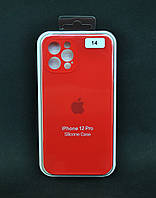 Чехол для телефона iPhone 12mini Silicone Case original FULL Camera №14 red (4you)