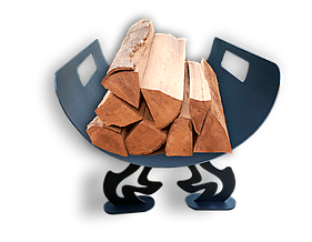 Дровниця корзина для дров STEEL CHARACTER (500х330х283 мм)