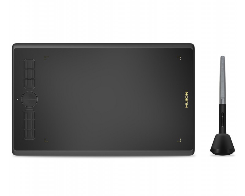 Графічний планшет Huion H610X для малювання ретуші Black (H610X)
